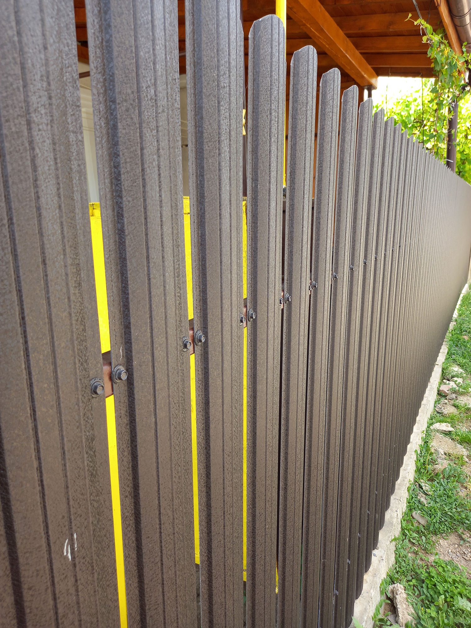 Proiect Gard vertical Y 118 capat rotund